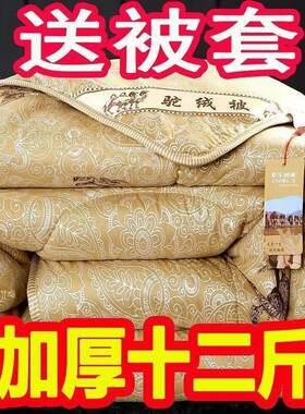 一秒速热冬天加厚保暖驼毛被冬季单双人春秋冬被芯棉被褥学生被子