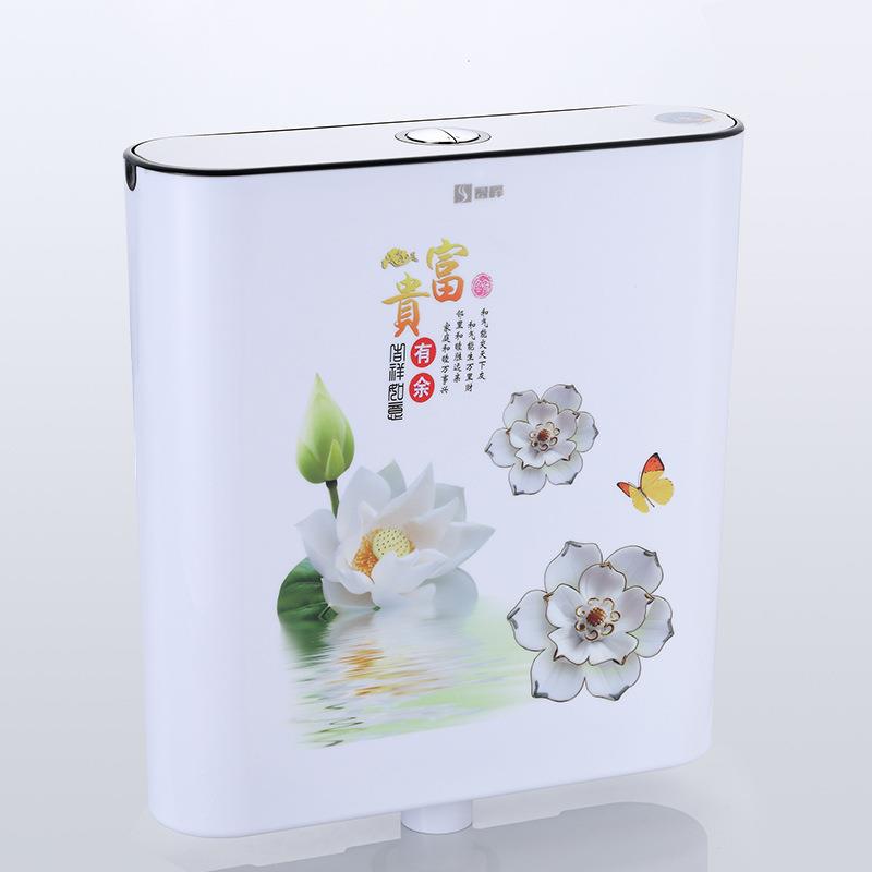 家用蹲便冲水箱卫生间蹲便器水箱塑料水箱厕所壁挂马桶冲水箱