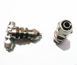 气动接头附件 配件 气动直通 快拧串板气动接头6 8 10 12气管接头