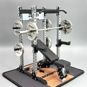 健身摆件龙门架迷你深蹲架杠D铃健身房摆件周边健身礼物