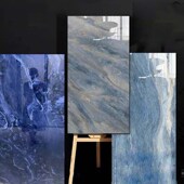 蓝色奢石瓷砖800x800蓝色海洋通体大理石K绿色玉石酒店KTV工程地