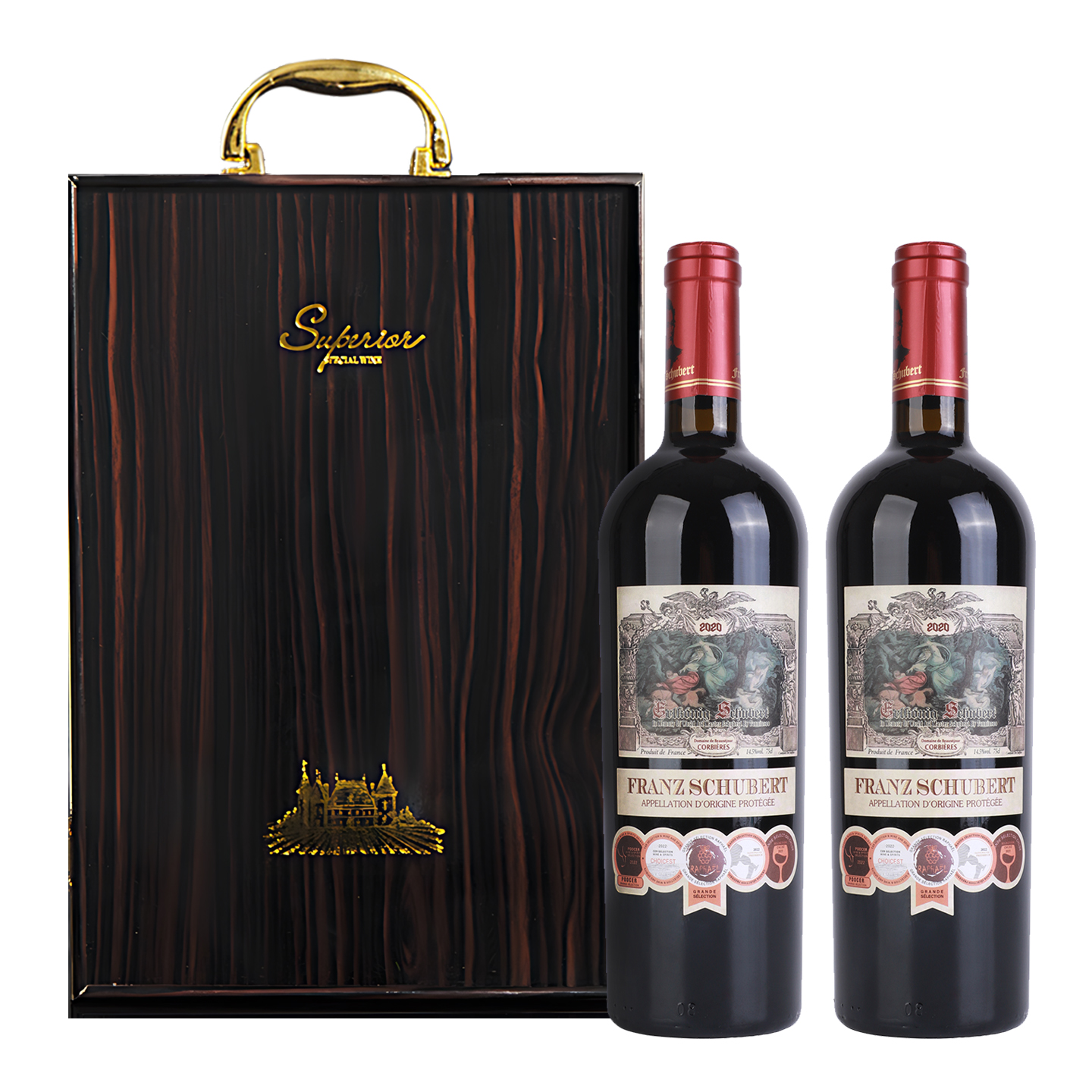 AOP级礼盒中秋捡漏法国进口2支装