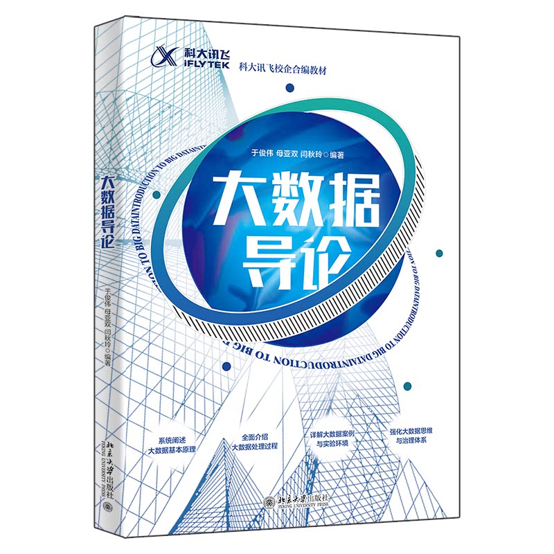 【正版图书】大数据导论科大讯飞校企合编教程全面解读大数据基础新手入门于俊伟母亚双闫秋玲北京大学出版社
