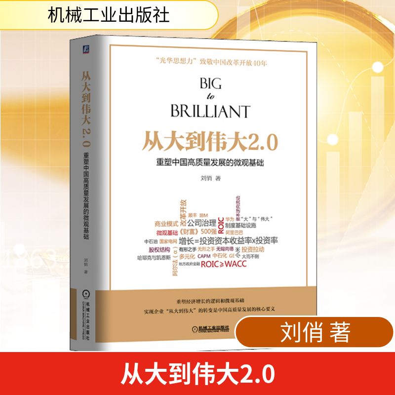【正版图书】从大到伟大20重塑中国高质量发展的微观基础刘俏机械工业出版社9787111607717