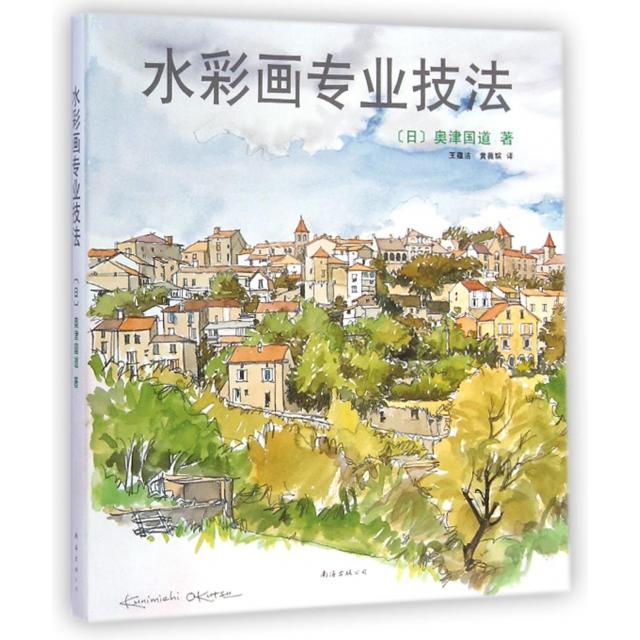 【正版图书】水彩画专业技法日奧津国道王蕴洁黄薇嫔译南海出版社9787544275644