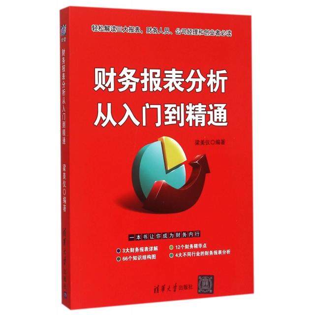【正版图书】财务报表分析从入门到精通梁美仪著清华大学出版社图片