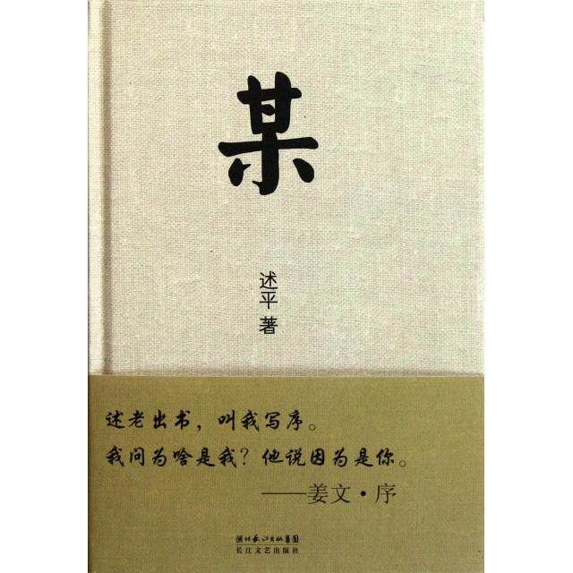 【保正版】某 述平 著姜文 绘长江文艺出版社9787535452375R