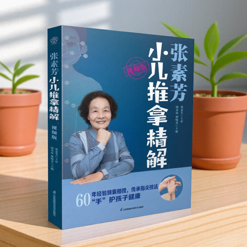 张素芳小儿推拿精解视频版中医养生中医推拿按摩书推拿按摩张素芳江苏凤凰科学技术出版社9787571331825