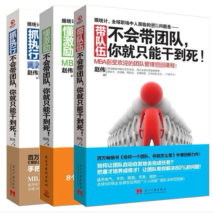 带队伍懂激励抓执行不会带团队你就只能干到死MBA的团队管理高级课程赵伟著管理书当代中国出版社C