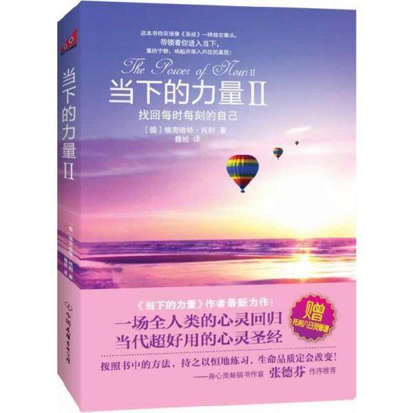 【保正版】当下的力量Ⅱ找回每时每刻的自己德埃克哈特托利著魏姣译赵燕飞校康耀南绘中国友谊出版公司9787505729100