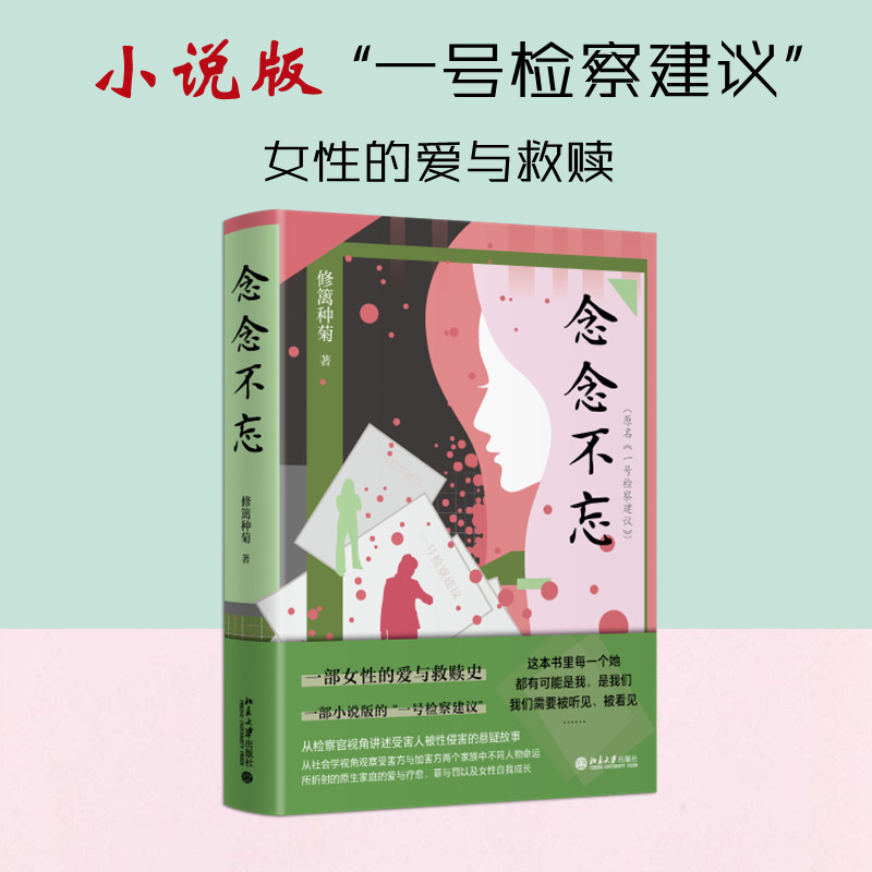 【正版书籍】念念不忘小说版一号检察建议一部女的与救赎史修篱种菊著北京大学出版社