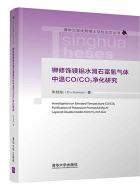【保正版】钾修饰镁铝水滑石富氢气体中温COCO2净化研究朱炫灿著清华大学出版社9787302575092