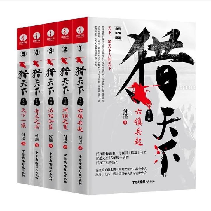 猎天下12345全五册六镇兵起河阴之变洛阳伽蓝奇正之兵天下一家付遥著中国广播影视出版社9787504386342C