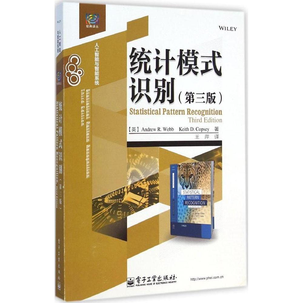 正版书|统计模式识别第3版英韦布科普西译者王萍电子工业9787121250125