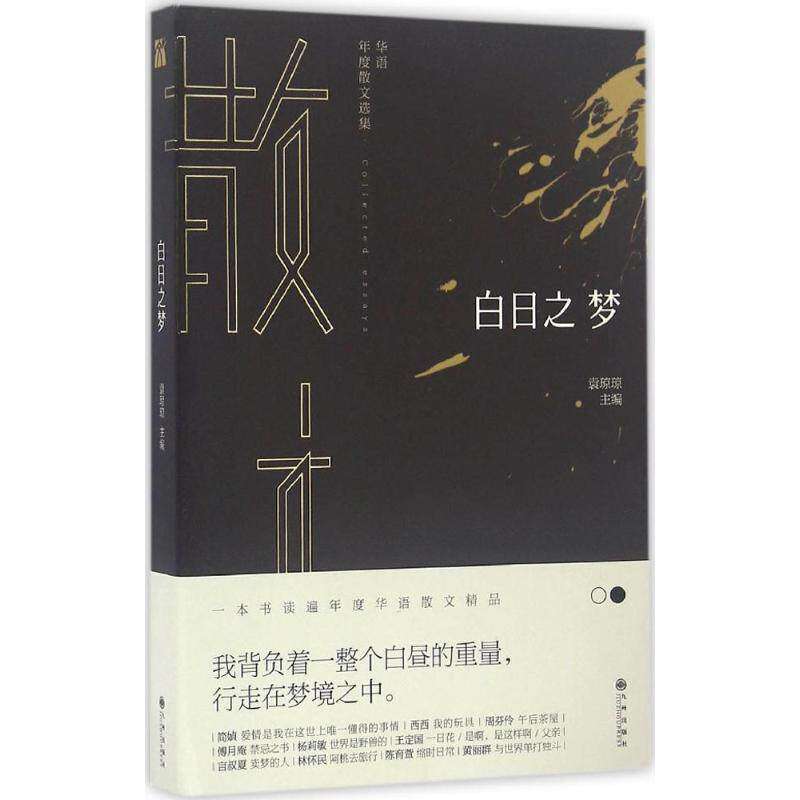 【保正版】白日之梦华语年度散文选集袁琼琼九州出版社9787510847400