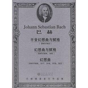 巴赫半音幻想曲与赋格幻想曲与赋格幻想曲德作曲百花文艺出版 图书 社9787530643839 正版