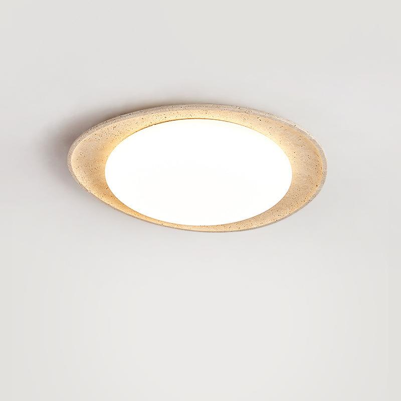 奶油风卧室吸顶灯感鹅卵石2024新款儿童房主卧中古复古创意