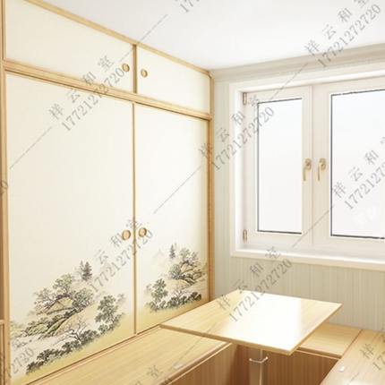 定做炕衣柜实木床日式储物整体和室儿童房设计阳台广州榻榻米定制