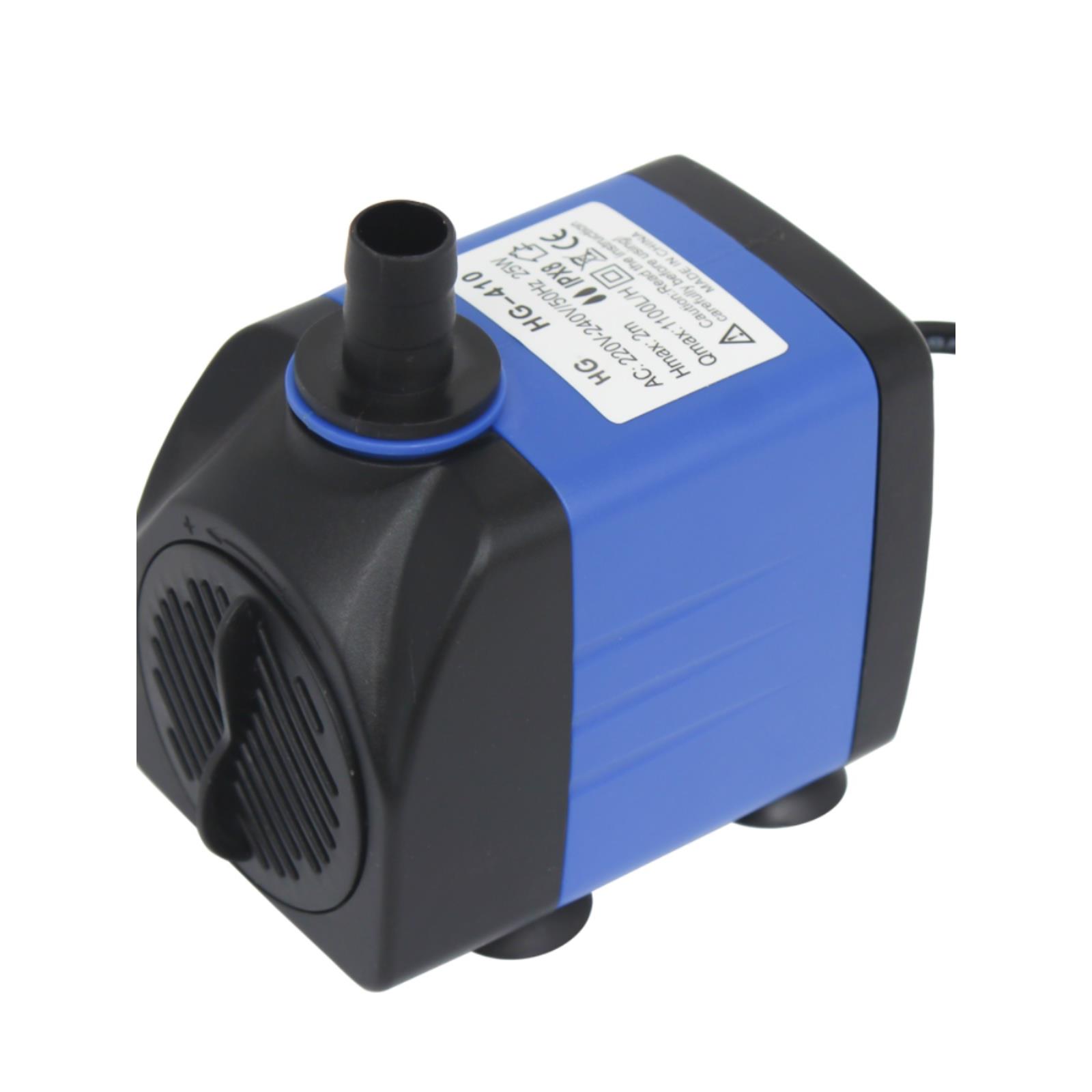 家用微型循环静音220V鱼缸水族箱空调扇潜小抽水泵15W18瓦25w假山