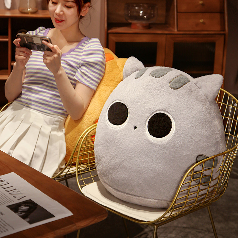 可爱猫咪团子抱枕大号猫毛绒玩具床头靠垫沙发公仔玩偶布娃娃女生,玩具/童车/益智/积木/模型,毛绒/玩偶/公仔/布艺类玩具,淘宝优惠券,粉丝福利购,淘宝优惠卷
