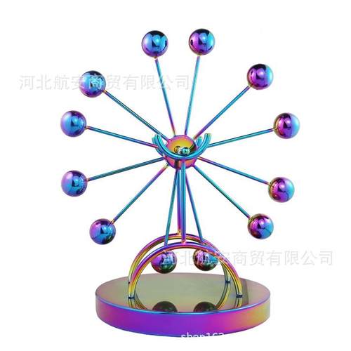 现代简约创意炫彩摆件样板房售楼处桌面电视柜软装饰品摆件工艺品