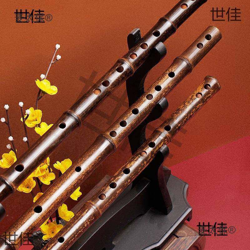 古风演奏横紫竹笛子C初学入门F女生老人E儿童G调曲素笛乐器麦太保