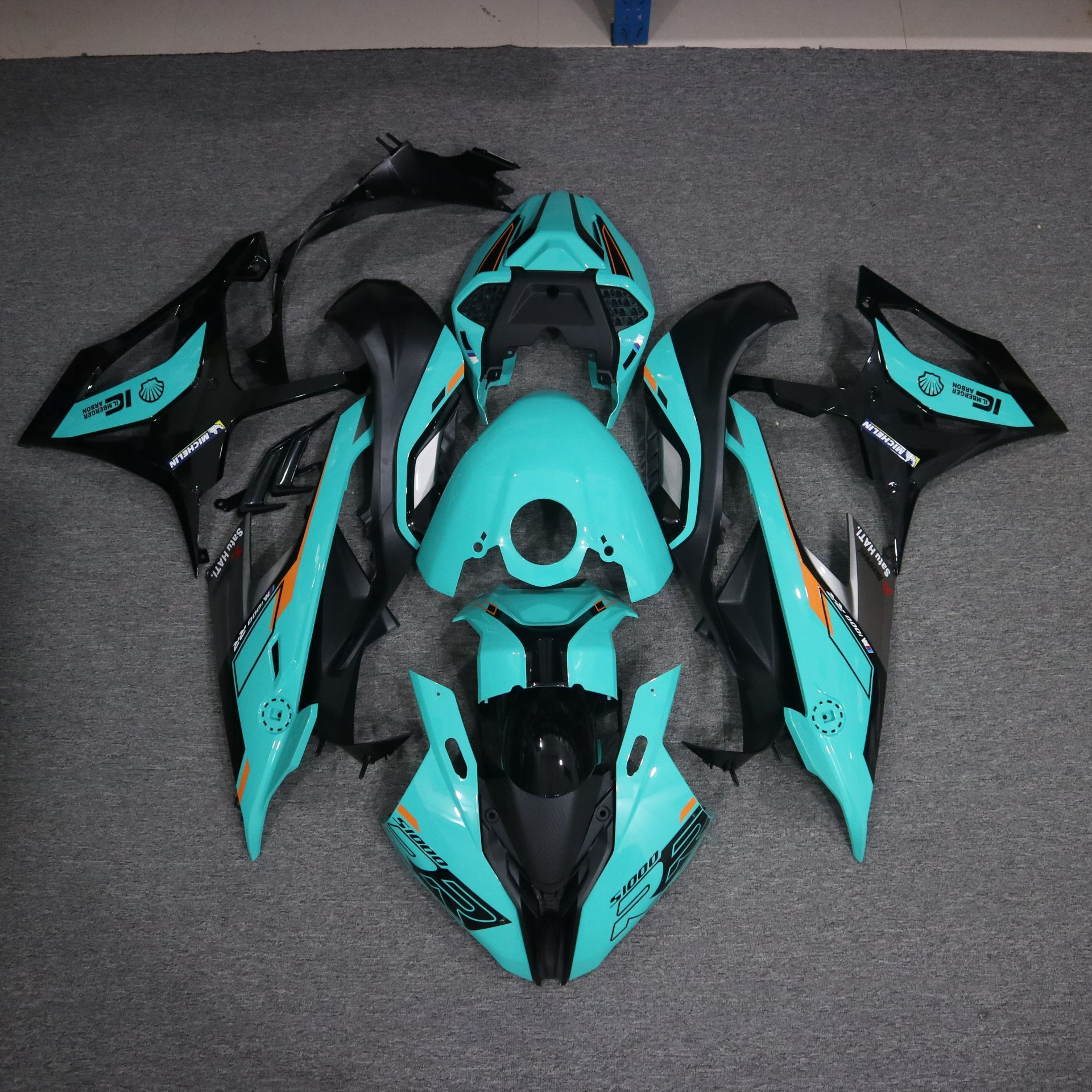 适用于宝马 BMW S1000RR 2017-2018 2019-2022 ABS车身整流罩套件