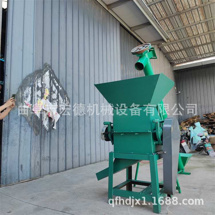 多用途大豆小麦麦片机 家用220V电动豆扁机 小型粮食压扁机
