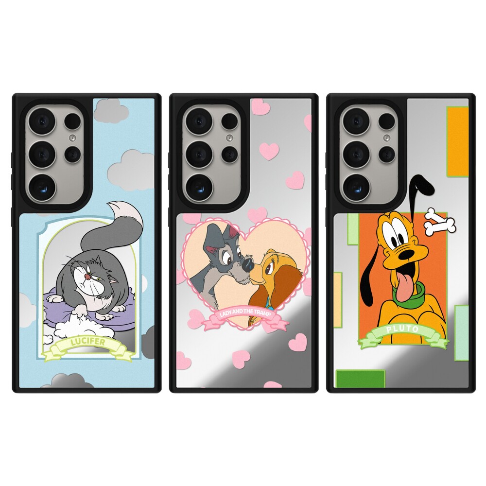 【镜面】玛丽猫斑点狗三星S25Ultra手机壳Magsafe适用于Galaxy S24Ultra防摔S23Ultra抗震保护套