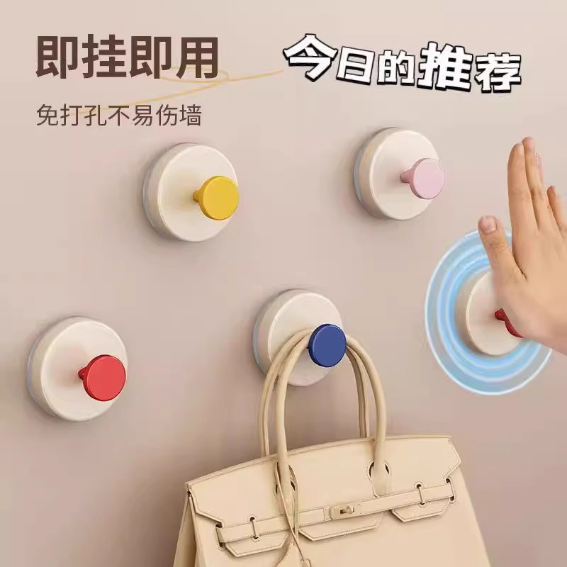 多巴胺色吸盘挂钩粘钩