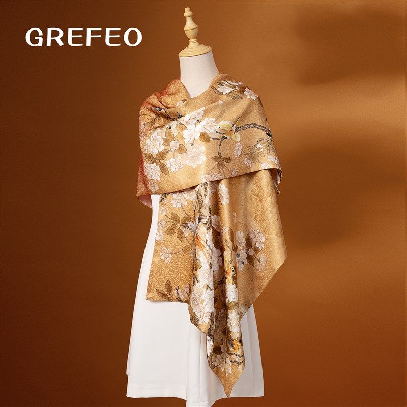 高级感双面盘扣真丝丝巾女夏季新款100%桑蚕丝护颈围巾披肩送礼,服饰配件/皮带/帽子/围巾,围巾/丝巾/披肩,淘宝优惠券,粉丝福利购,淘宝优惠卷