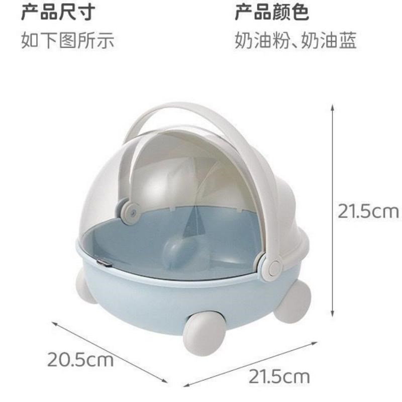 娃床20cm棉花娃娃用玩具小窝玩偶公仔可爱场景布置手提摇篮收纳盒