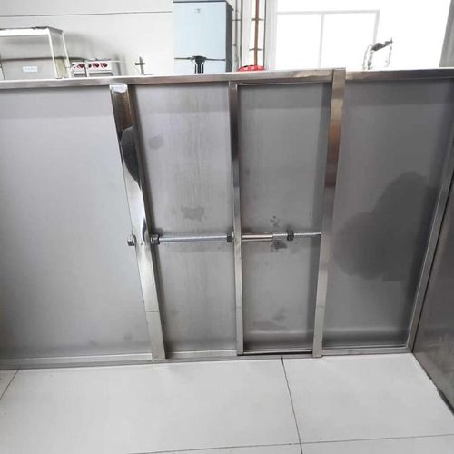 不锈钢挡鼠板入户门挡板食堂配电机房厨房可伸缩折叠免打孔防鼠板