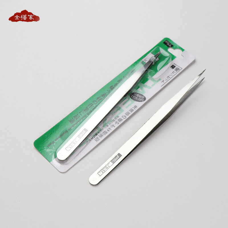 镊子进口不锈钢金箔银箔夹子防静电金缮修复手工具细尖头夹子包邮