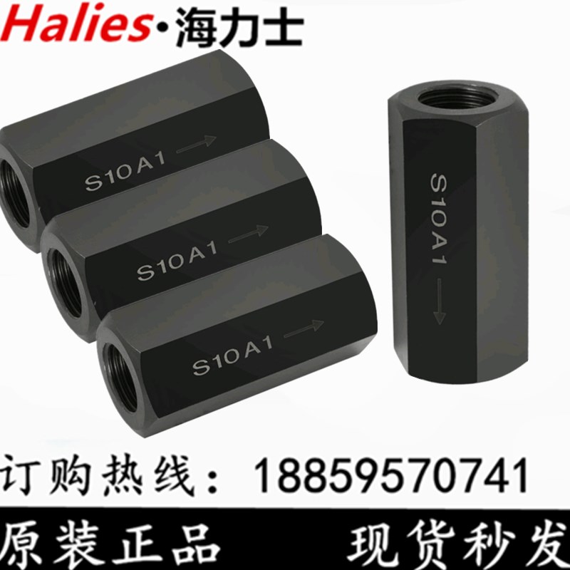 S6A管式单向阀 S8A1/4 S10A1/4 S15A1/4 S20A1/4 S25A1/4 S30A1/4