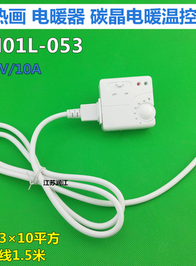 电热画 电采暖插座式电暖器温控开关 碳晶墙暖温控器YH01L-053