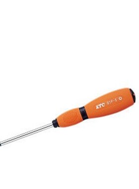 日本原装KTC高强度橡胶柄穿心敲击螺丝刀/批 D7P2/D7M2系列