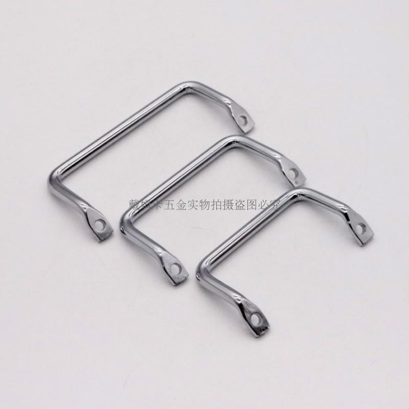 实拍LS531圆棒U形斜边拉手折弯角型扁头工业斜把手