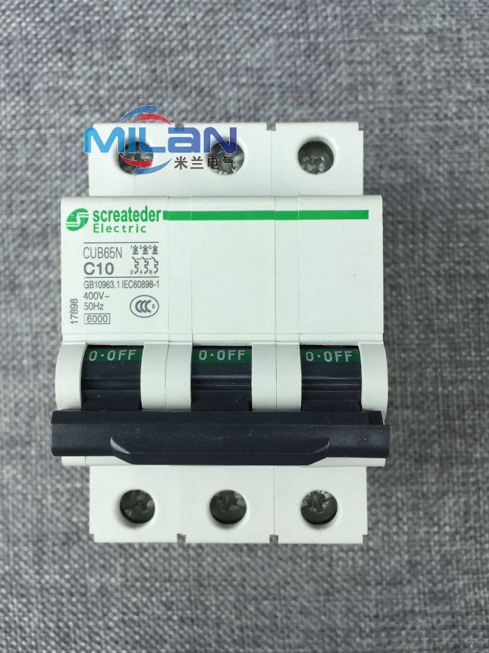 厂家直销 CUB65N 3P 空气开关 小型断路器 微断 替代  C65N 3P