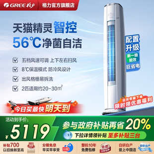 柜机官方正品 Gree 格力空调云锦2新一级2匹变频冷暖空调客厅立式