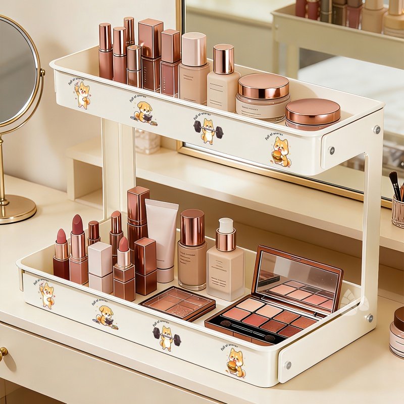 桌面置物架卧室梳妆台化妆品收纳架亚克力高级感杯子收纳餐桌杯架,住宅家具,搁板/置物架/家用陈列架,淘宝优惠券,粉丝福利购,淘宝优惠卷