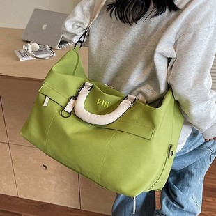 新款 2025年大容量手提包女短途出差登机包手提斜挎行李包入院收