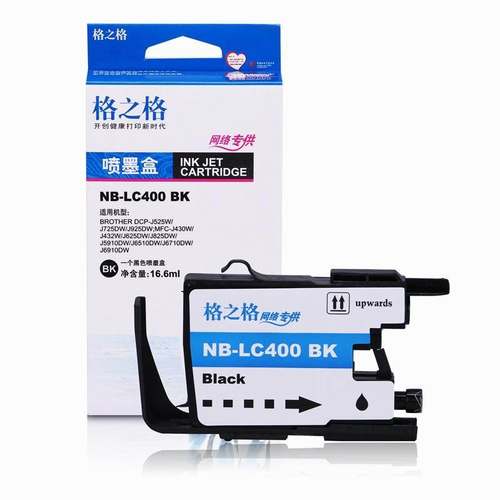 格之格墨盒 适用兄弟LC400BK MFC-J625DW J825 J6910 J6710 J430W