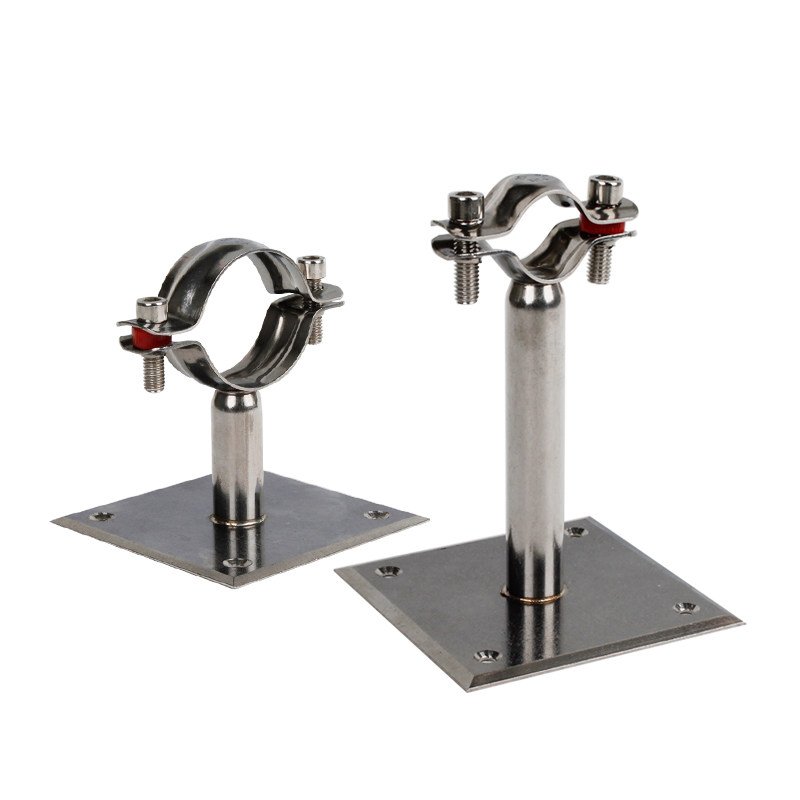 不锈钢卡扣管支架管卡固定管底座托架管道卡箍管夹抱箍水管卡子