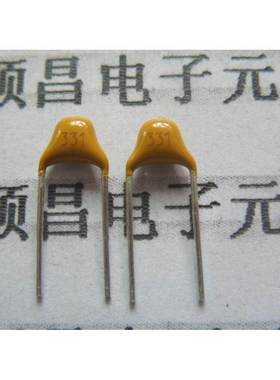 独石电容 331 （50V ）330PF 脚距5.08MM ±10% （一件50个）