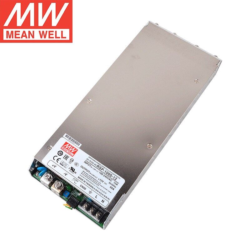 明纬RSP100012 单组输出工控机床适配器开关电源720W 60A12V
