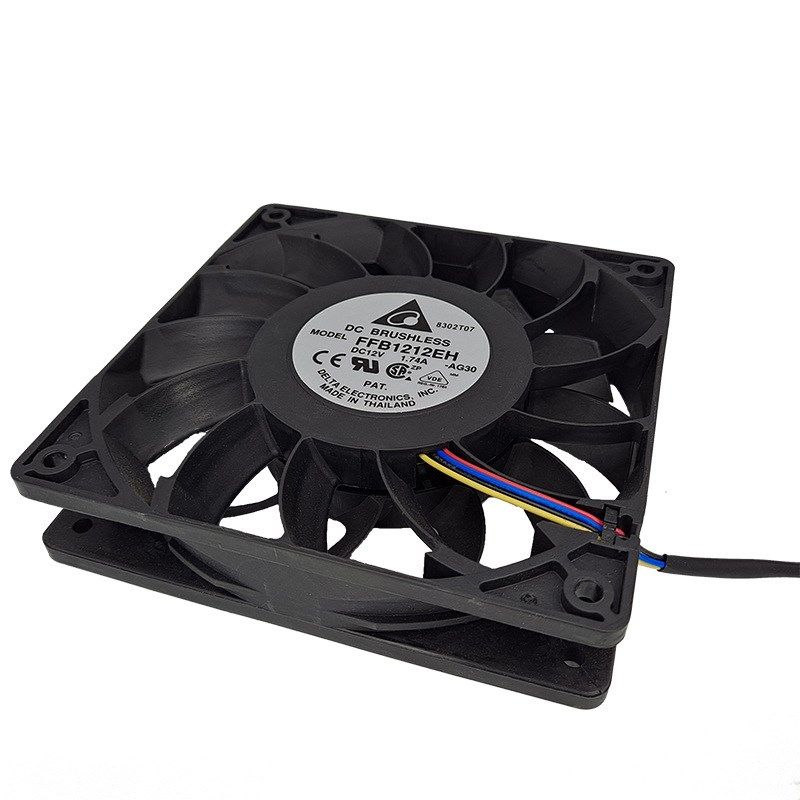 台达全新原装4线PWM高风量工业散热风扇12V 12025 FFB1212EH-AG30