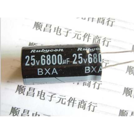 25V6800UF 电解电容 25V 6800UF 体积16×30（1件10个）