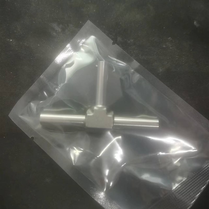 VCR超纯净接头加长三通1/4-6.35加长自动焊三通英制BA-EP级抛光