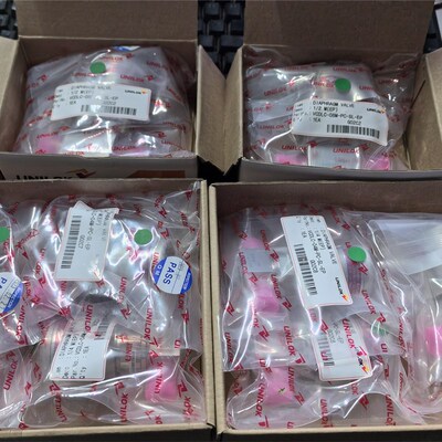 韩国UNILOK不锈钢316L气动隔膜阀低压VCR双公头超纯净EP原装进口